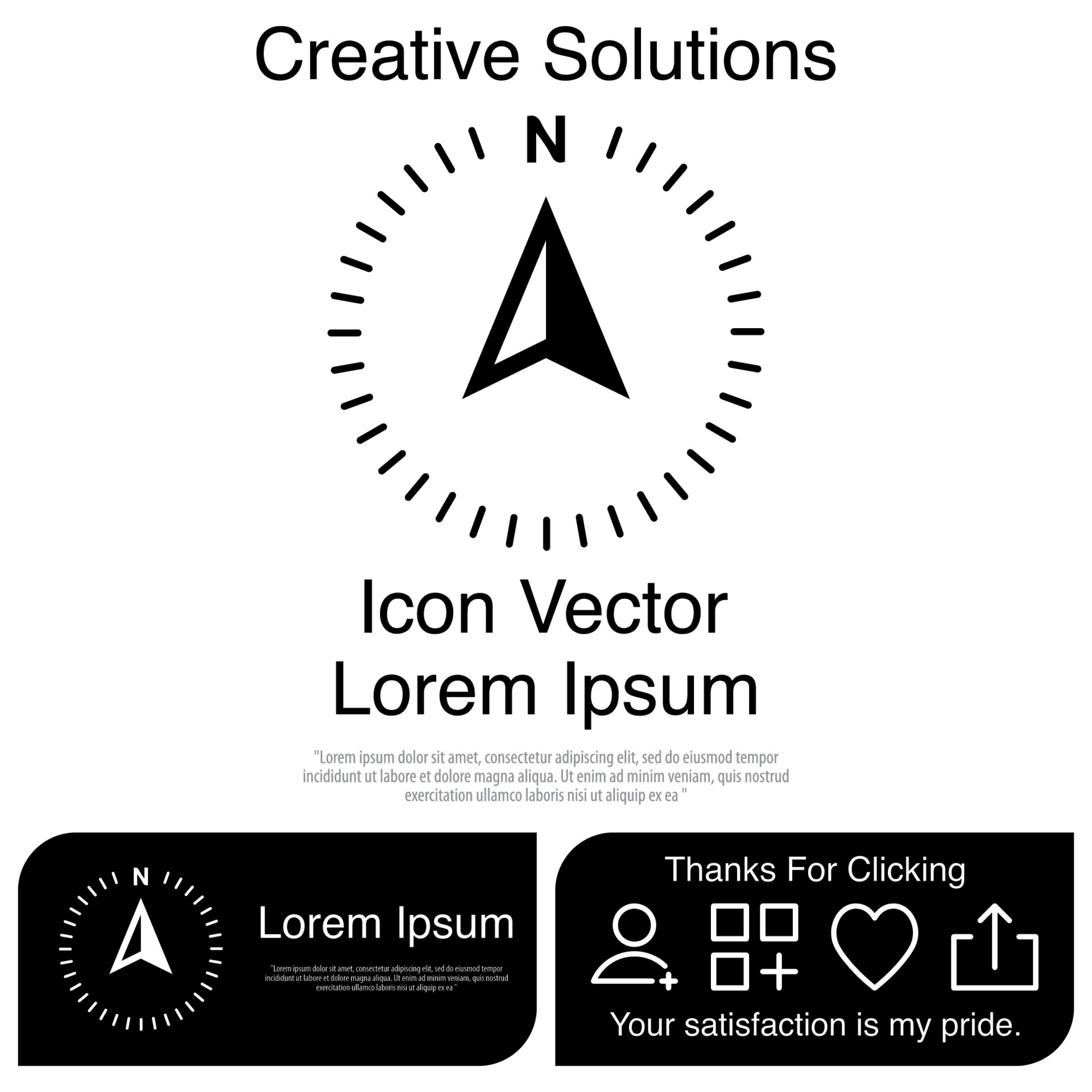 Compass Point Icon Vector EPS 10 6749245 Vector Art at Vecteezy