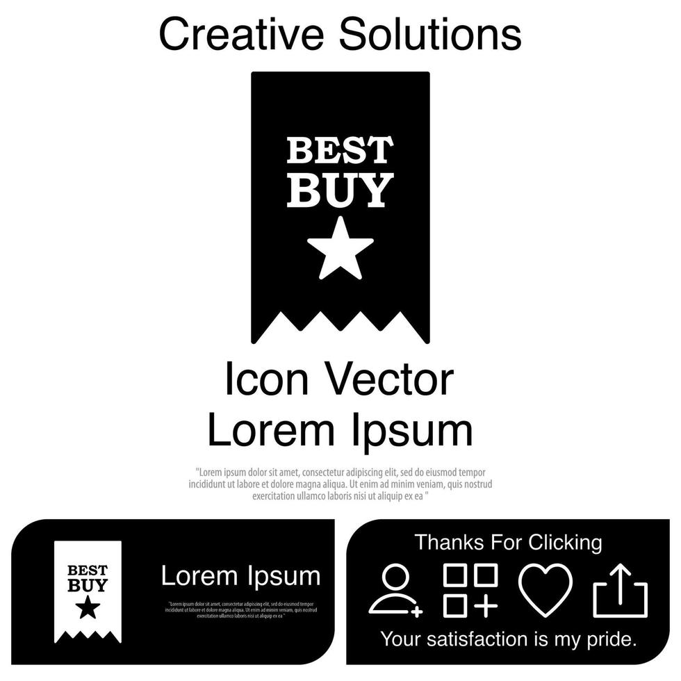 mejor compra icono vector eps 10