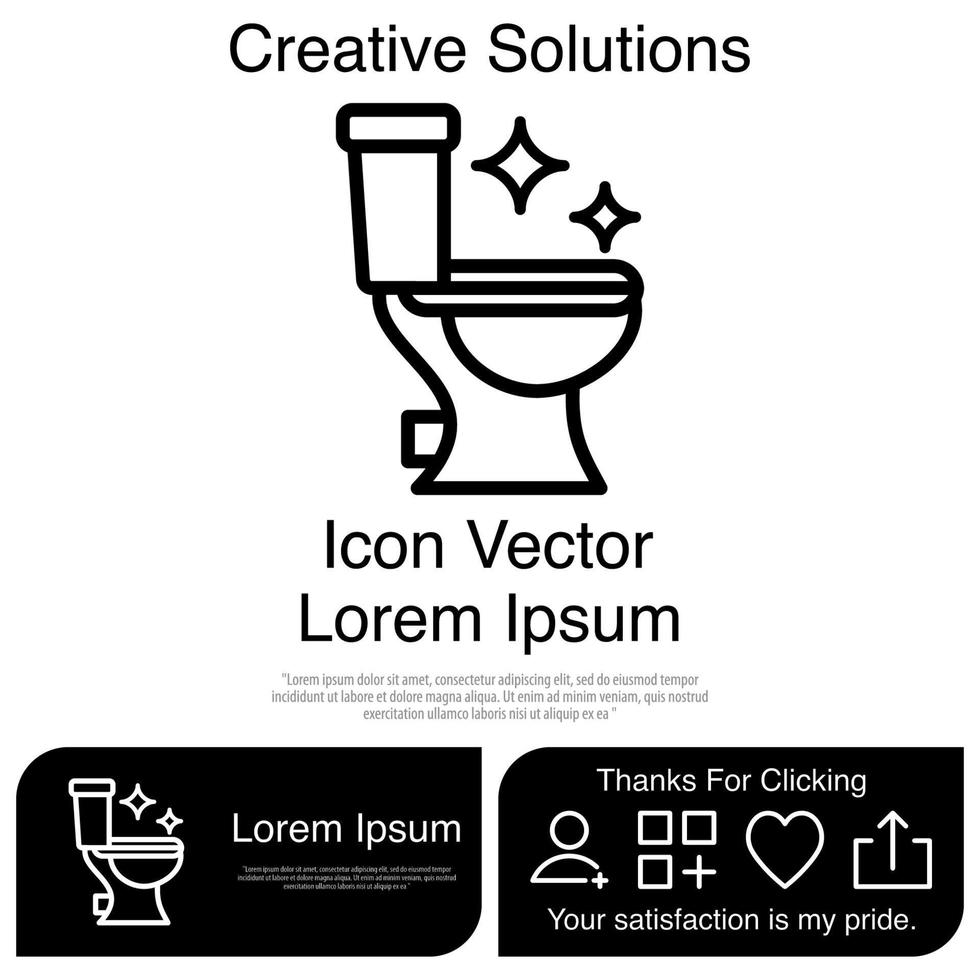 Toilet icon Vector EPS 10