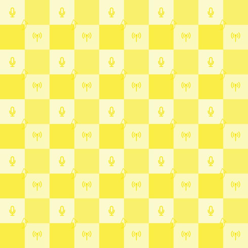 Plaid fabric textile polka dot baby kids yellow color fashion icons ornament pattern seamless abstract background wallpaper texture art retro vector illustration EPS 10082021