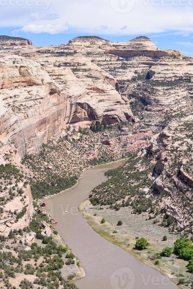 The Scenic Beauty of Colorado. Wagon Wheel Point on the Yampa River in Dinosaur National Monument photo