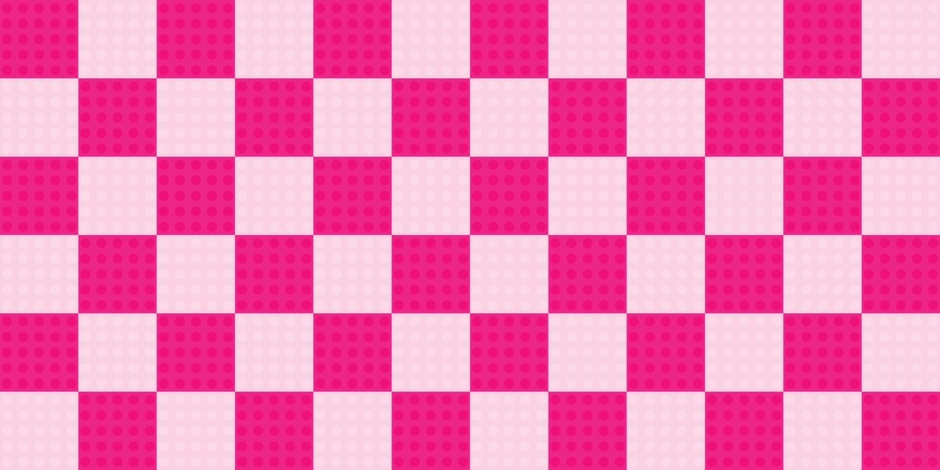 Season celebrate plaid fabric gingham textile pink color pixel element texture tartan abstract background wallpaper pattern vector illustration