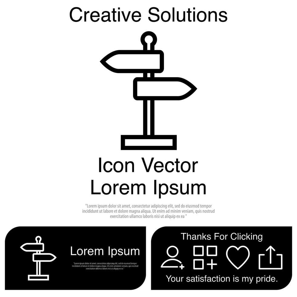 Direction Icon Vector EPS 10