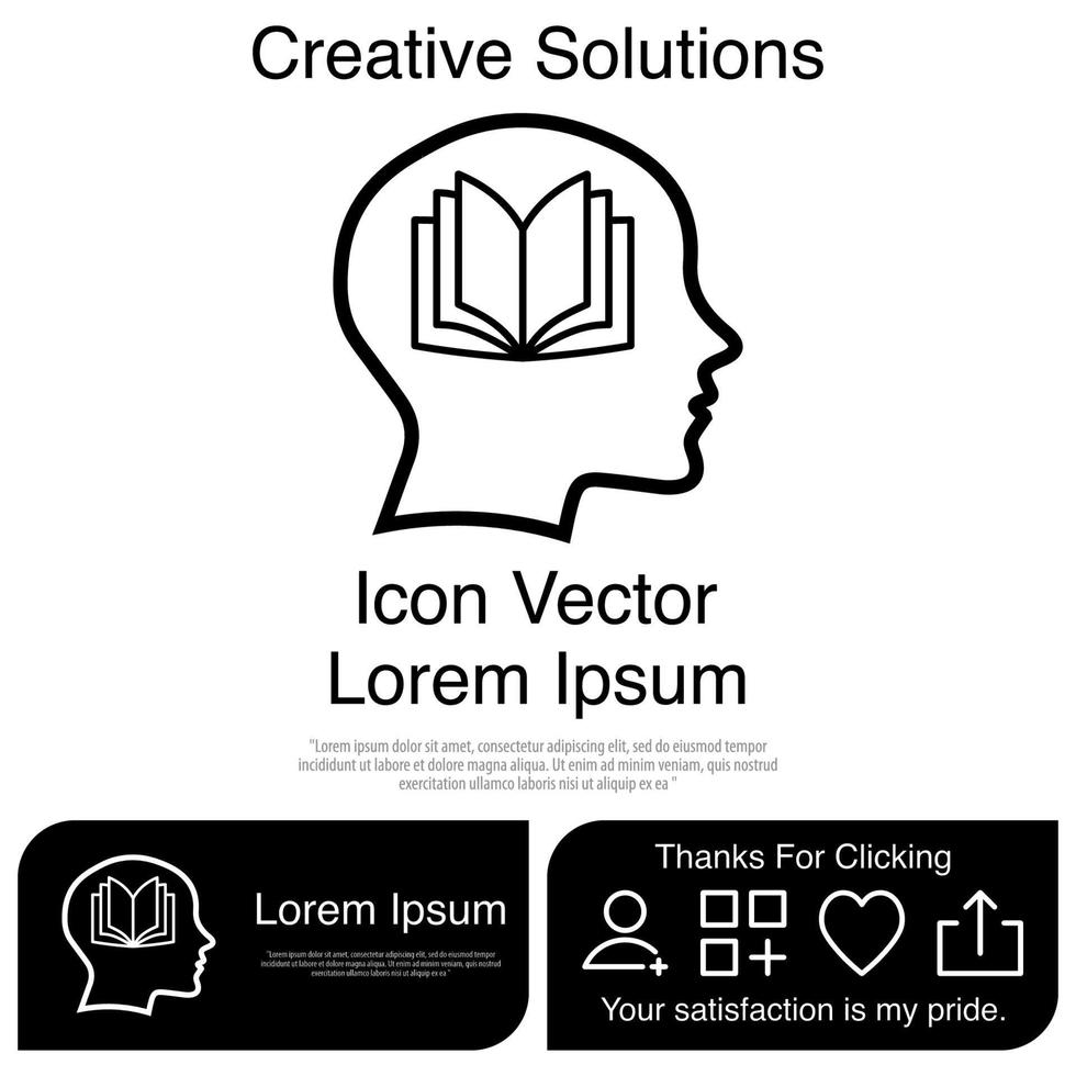 Head Icon Vector EPS 10