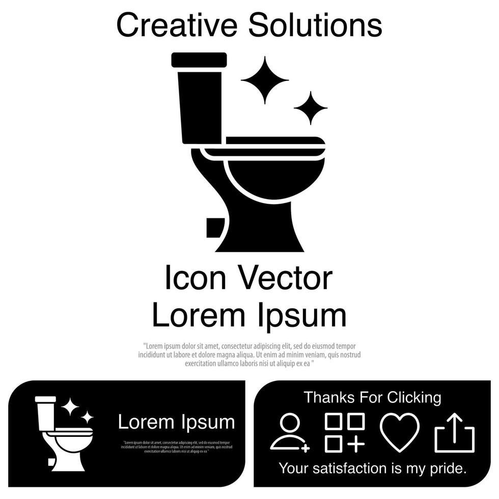 WC icono vectoriales eps 10 vector