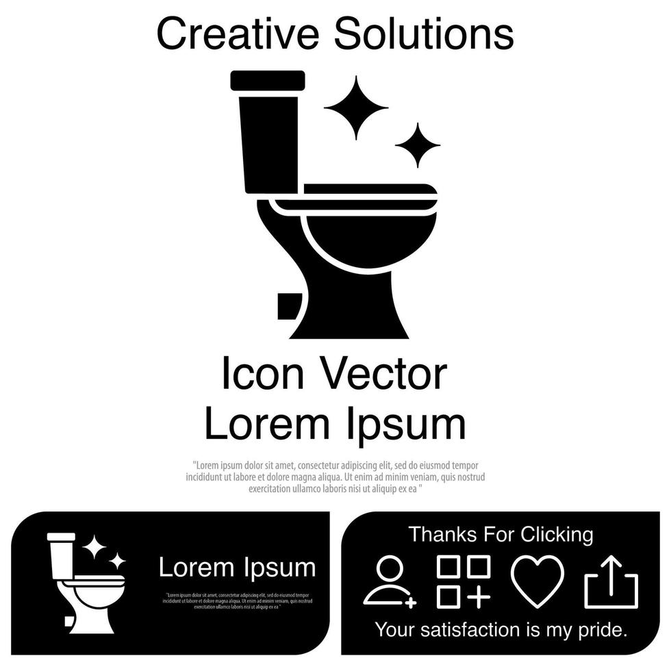 Toilet icon Vector EPS 10
