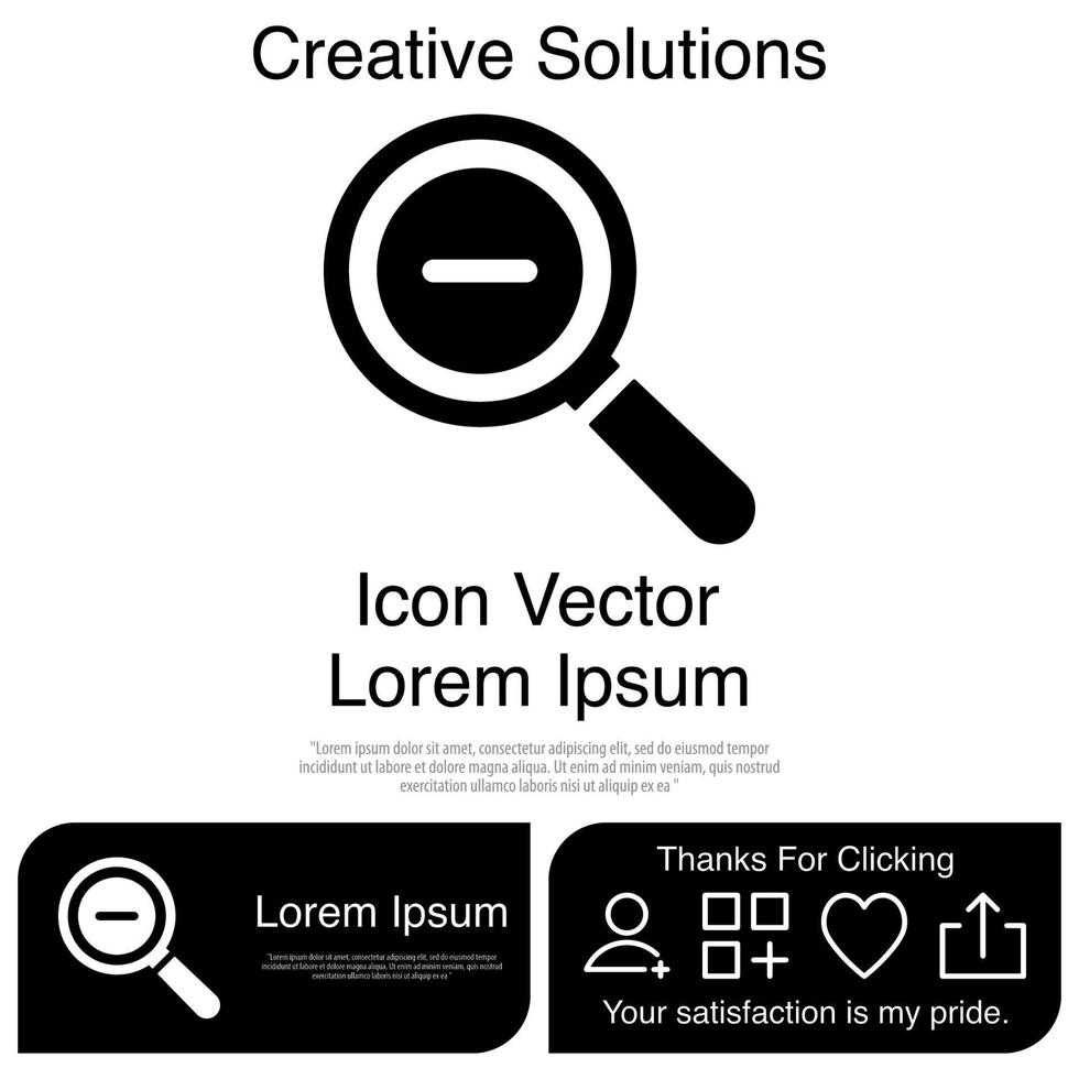 zoom, icono, vector, eps, 10 vector