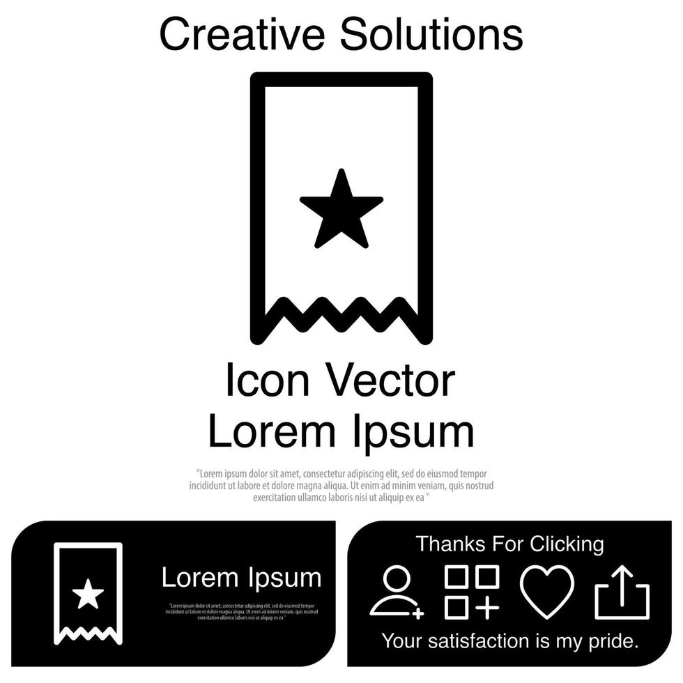 Bookmark Icon Vector EPS 10