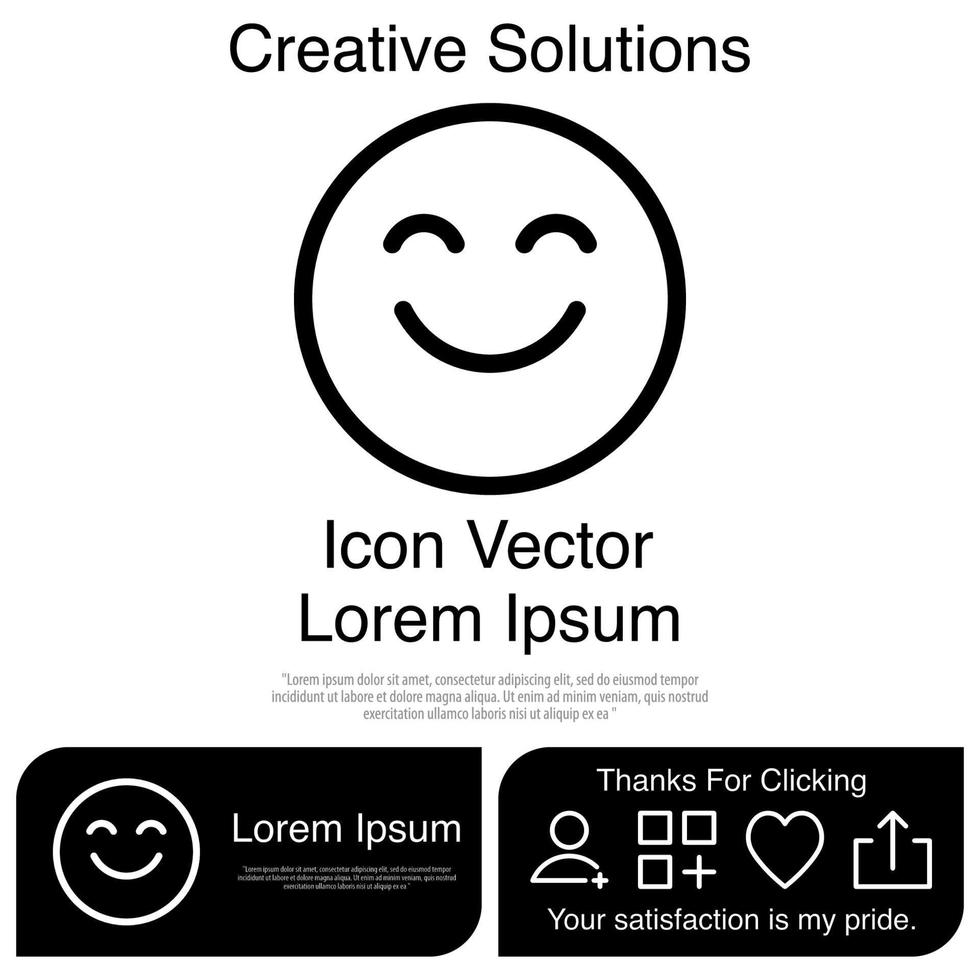 Emoticon Icon Vector EPS 10