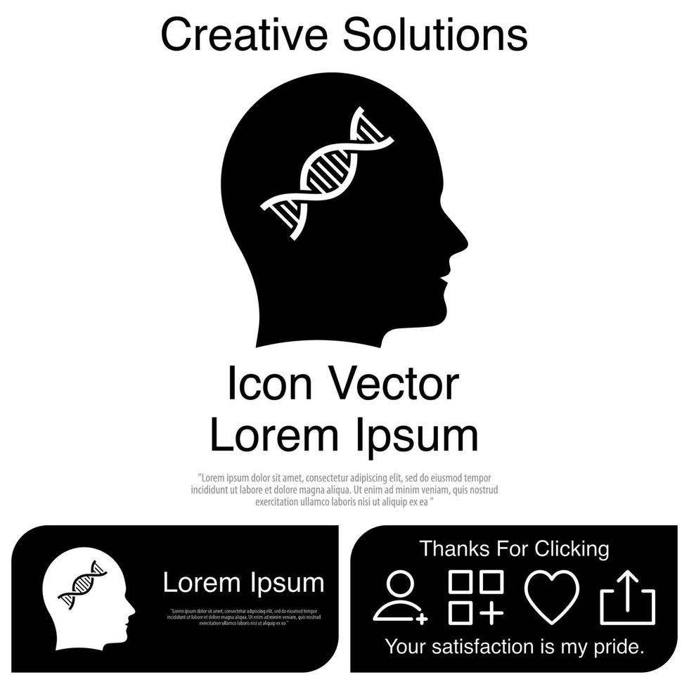 Head Icon Vector EPS 10