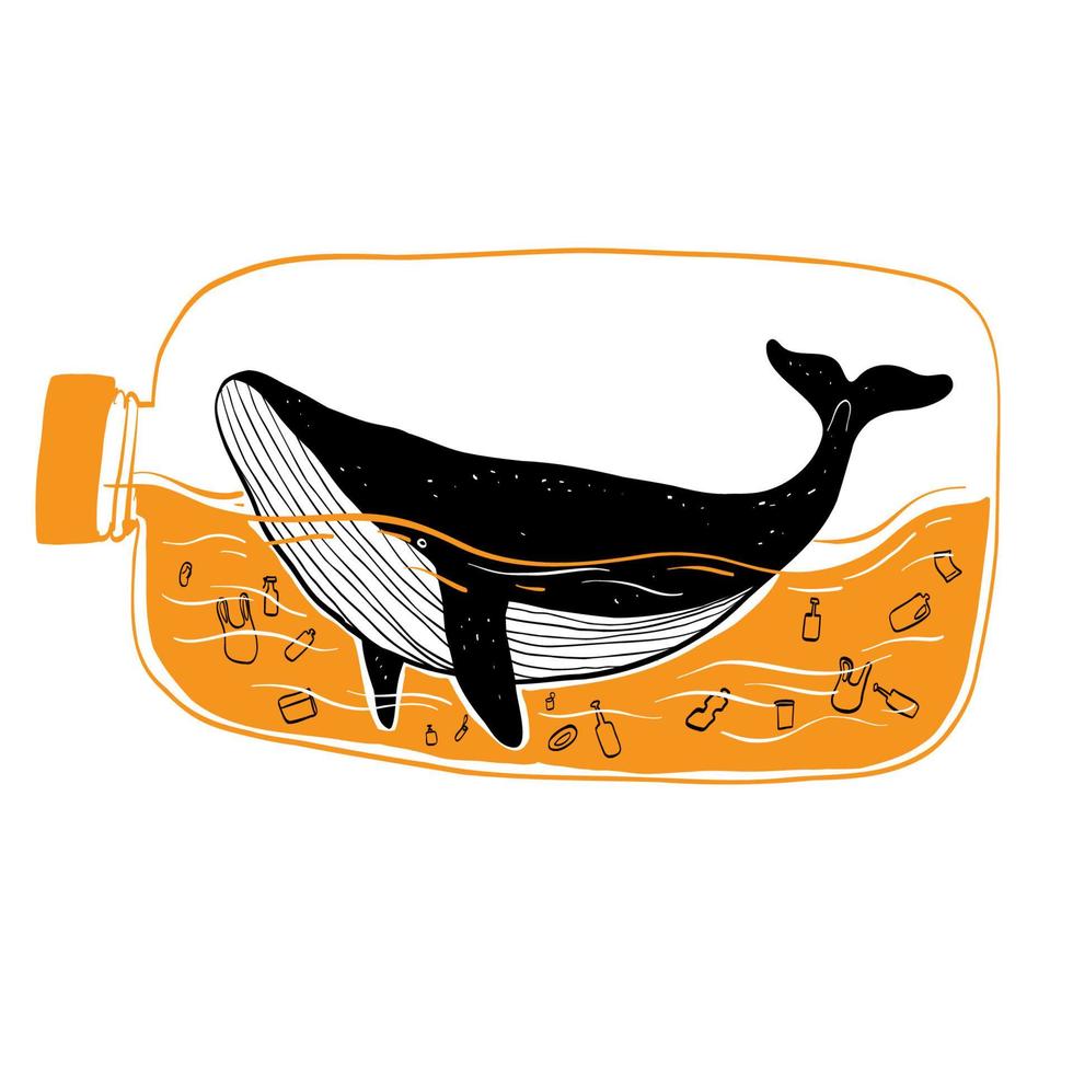 Ecosystem environment concept vector