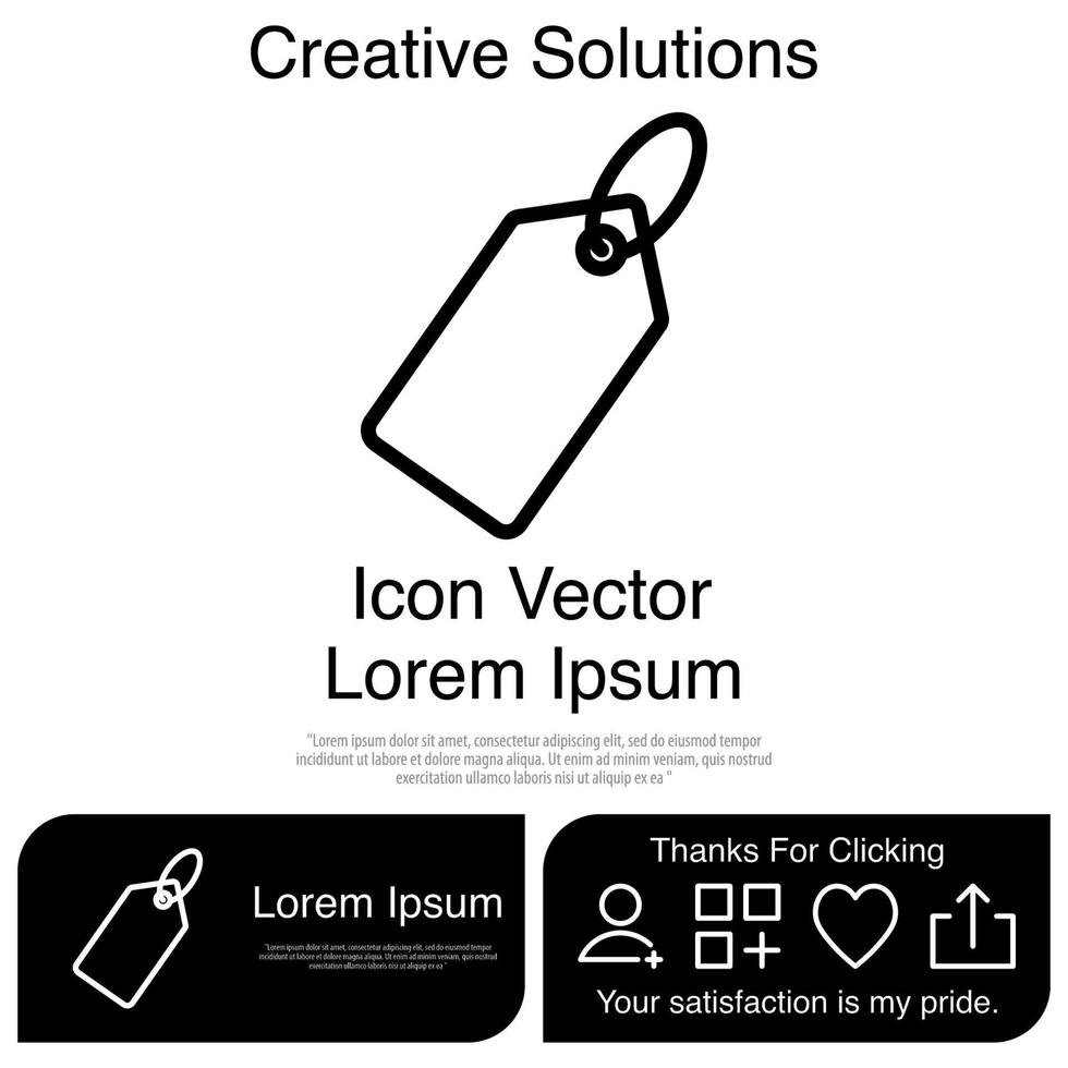 Price Tag Icon Vector EPS 10