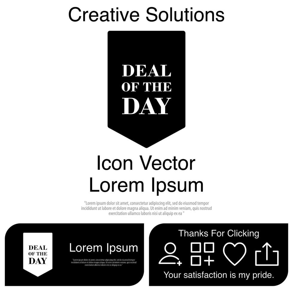 Deal of the Day Icon Vector EPS 10