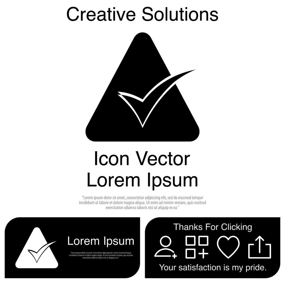 Tick icon Vector EPS 10