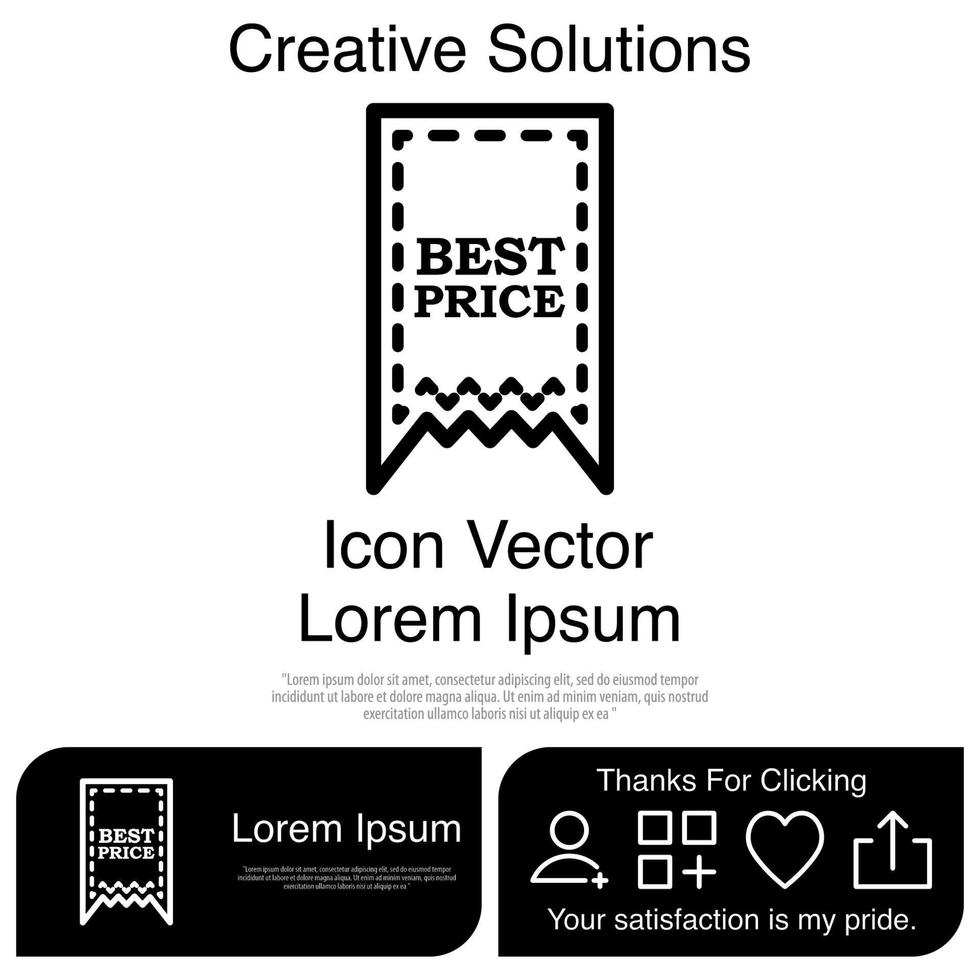 Best Price Icon Vector EPS 10