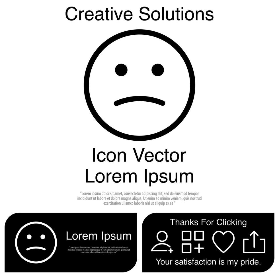 Emoticon Icon Vector EPS 10