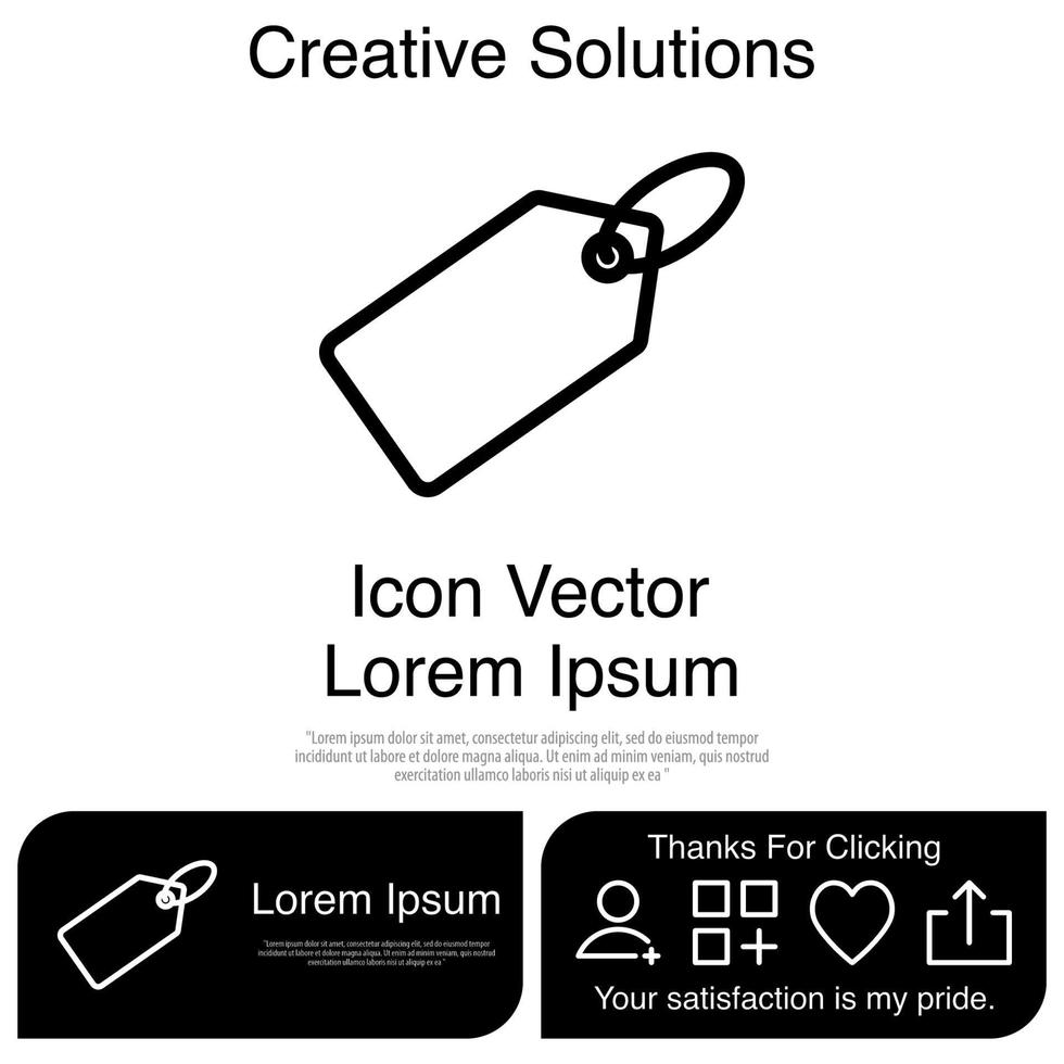 Price Tag Icon Vector EPS 10