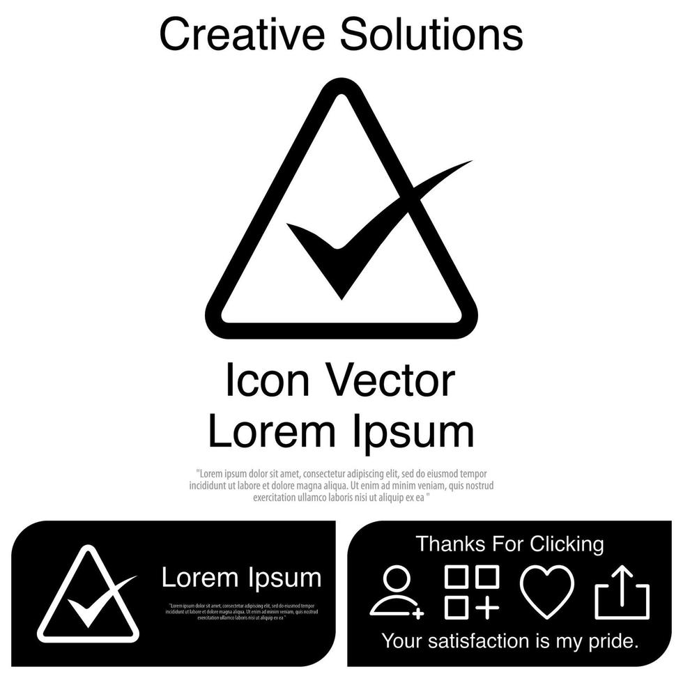 Tick icon Vector EPS 10
