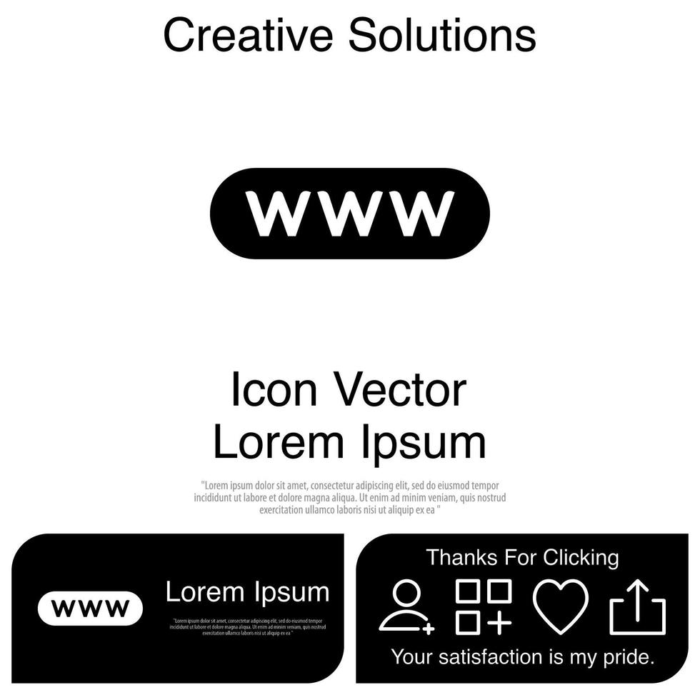 Website icon Vector EPS 10