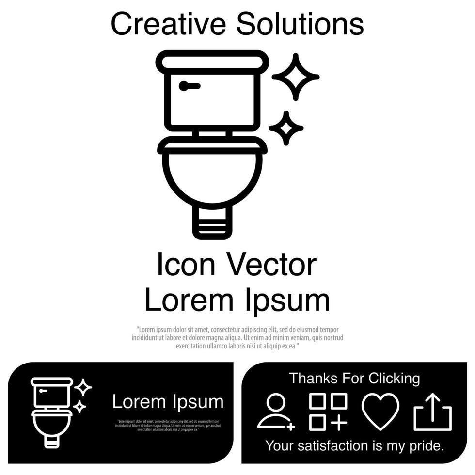 Toilet icon Vector EPS 10