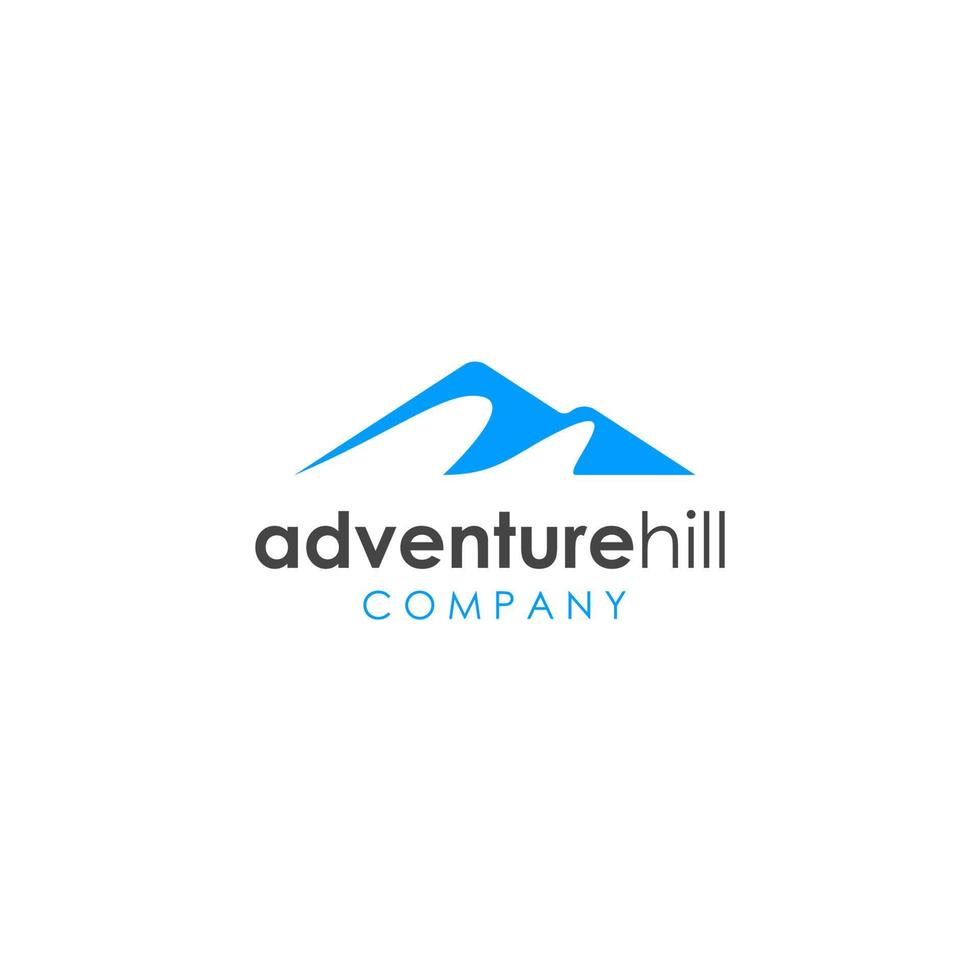 Mountain logo design vector