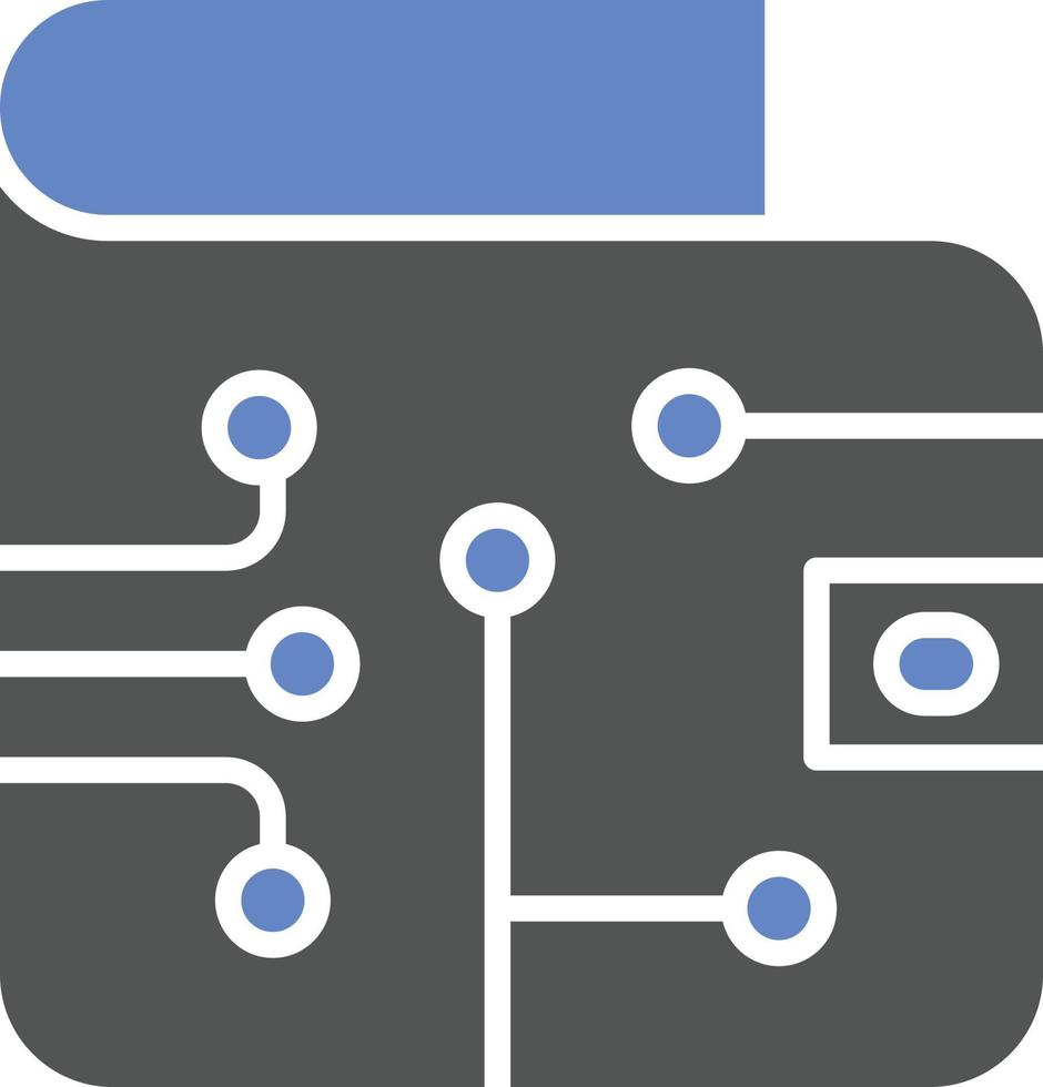 Digital Wallet Icon Style vector