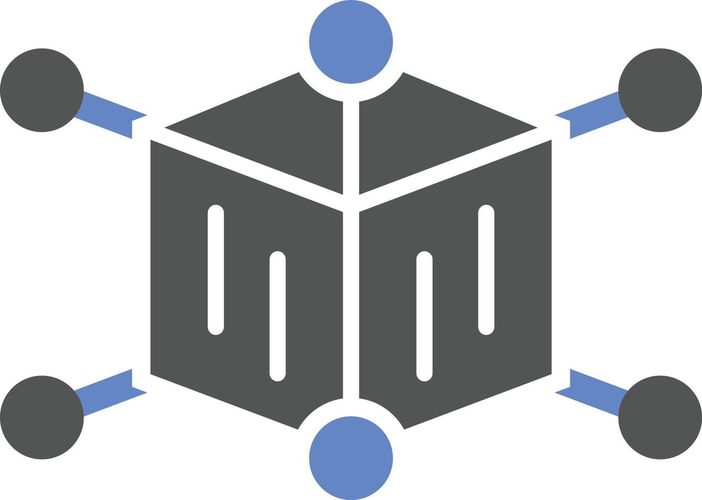 Cube Icon Style vector