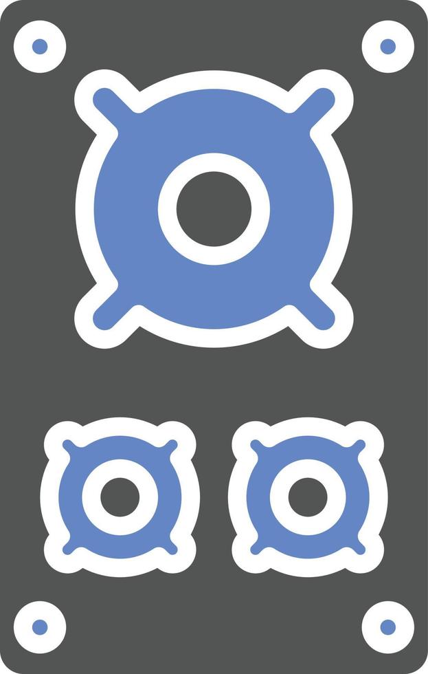 New Year Speaker Icon Style vector