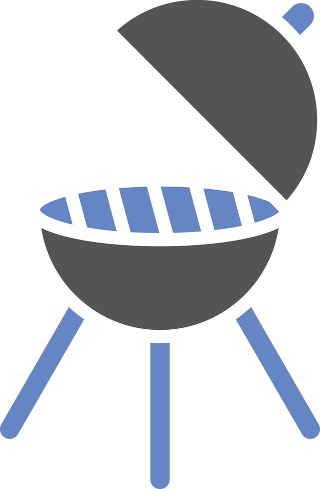 estilo de icono de barbacoa vector