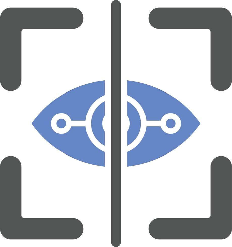 Eye Tracking Icon Style vector