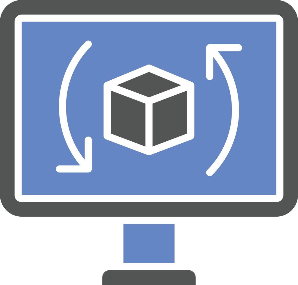 Augmented Reality Icon Style vector