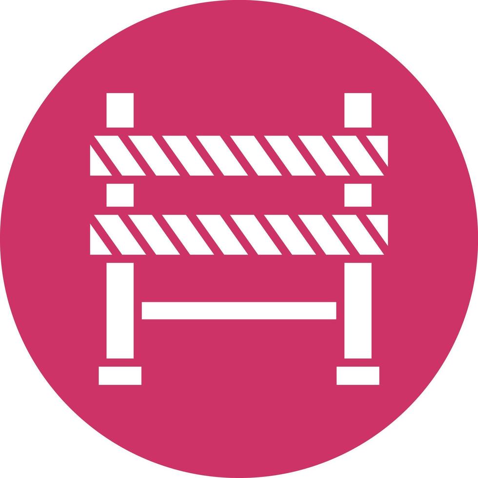 Barrier Icon Style vector