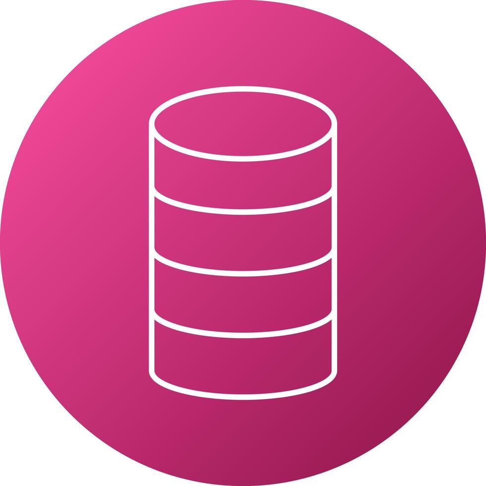Database Icon Style vector