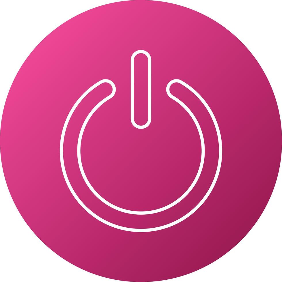 Power Button Icon Style vector