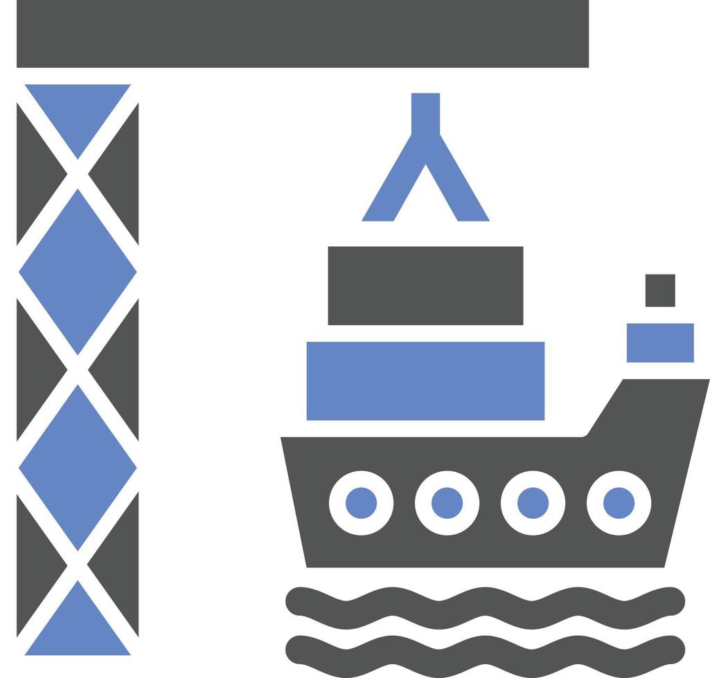 Port Icon Style vector