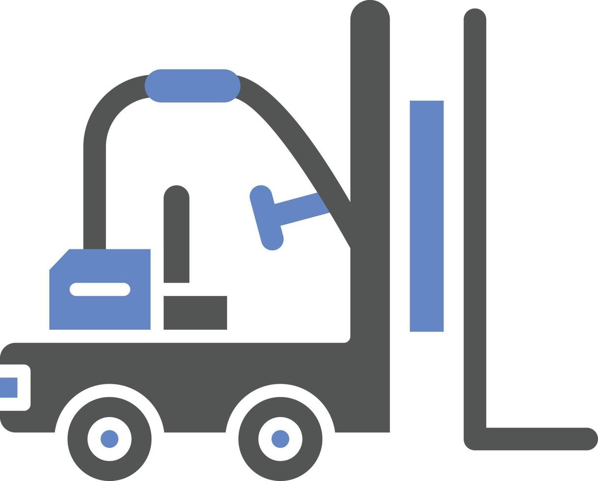 Forklift Icon Style vector