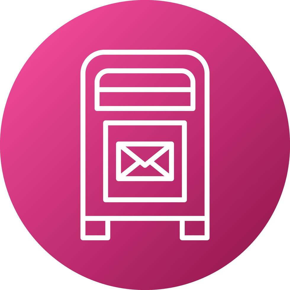 Mailbox Icon Style vector