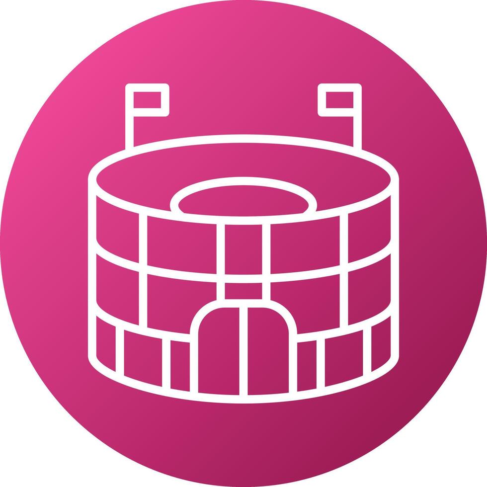 Stadium Icon Style vector