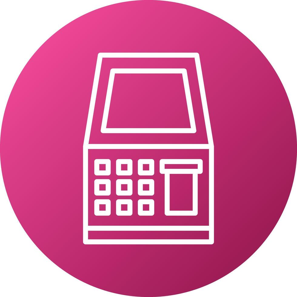 Atm Machine Icon Style vector