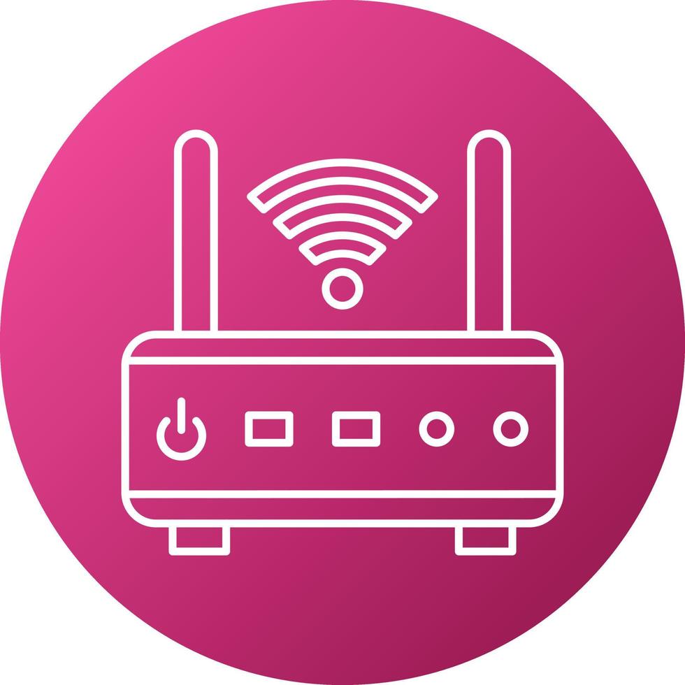 Modem Icon Style vector
