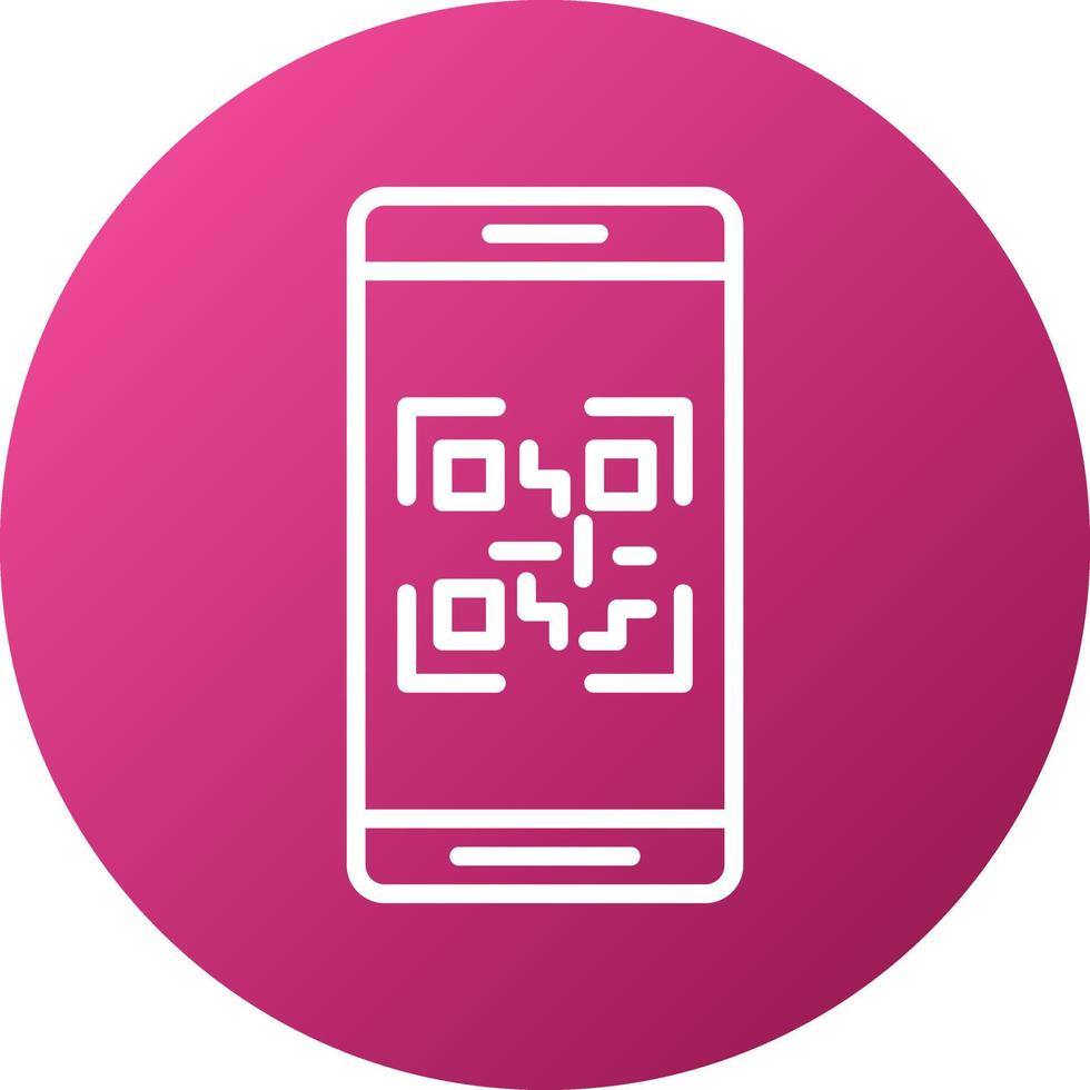 QR Code Icon Style vector