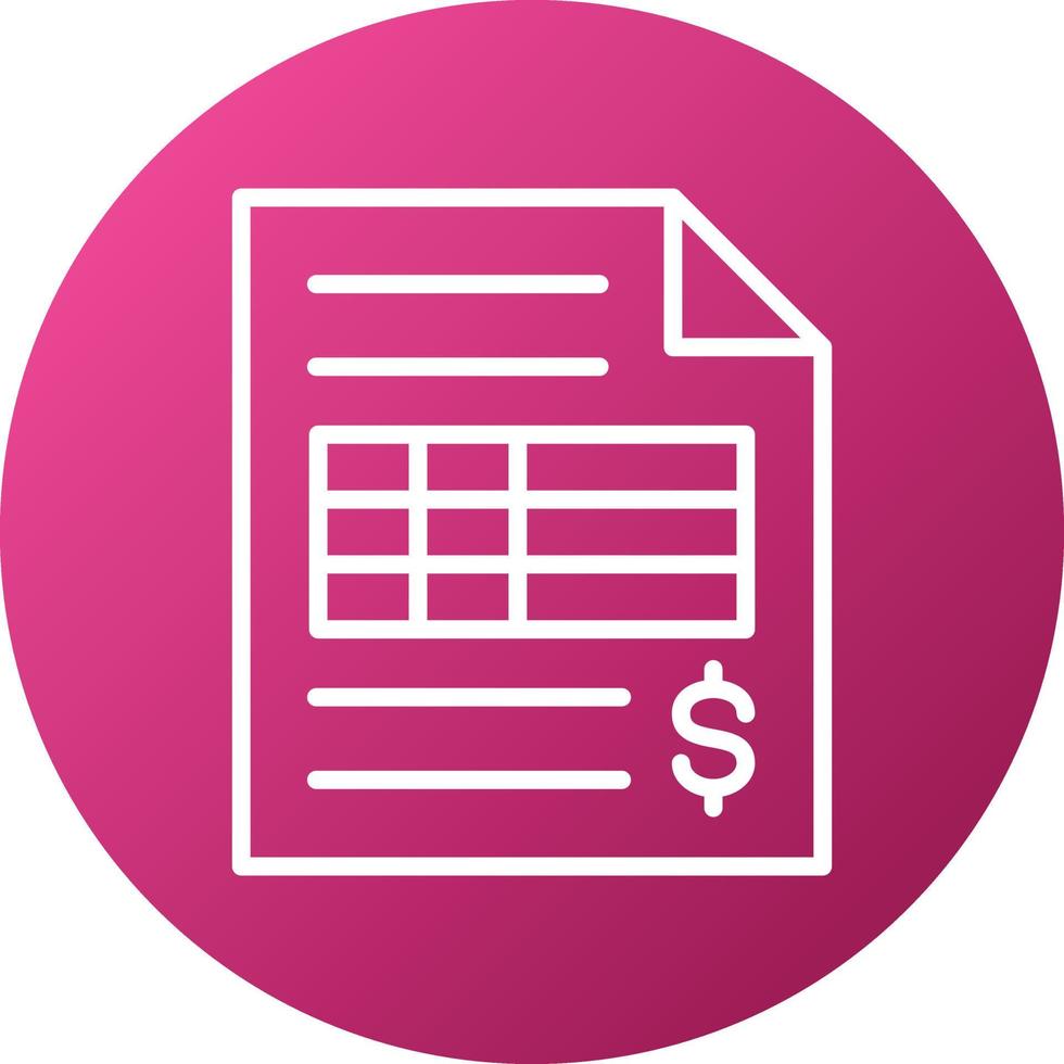 Invoice Icon Style vector