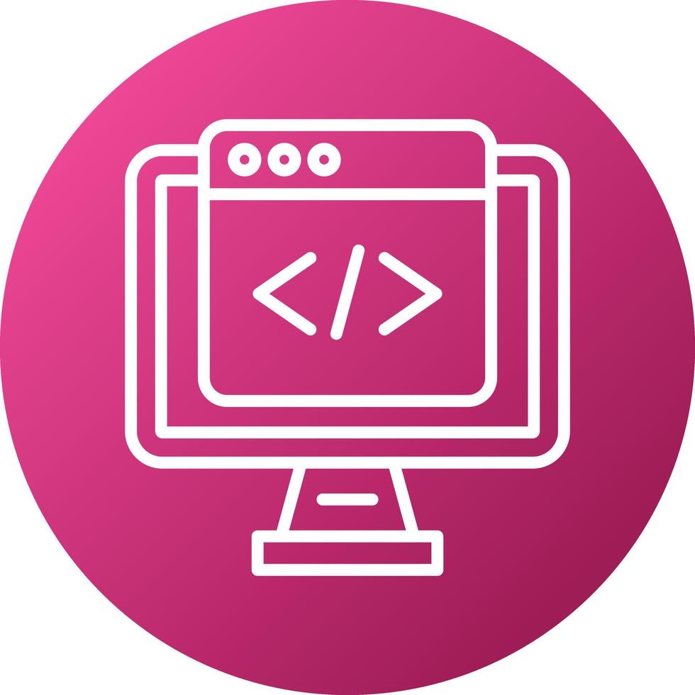 Programming Icon Style 6753876 Vector Art at Vecteezy