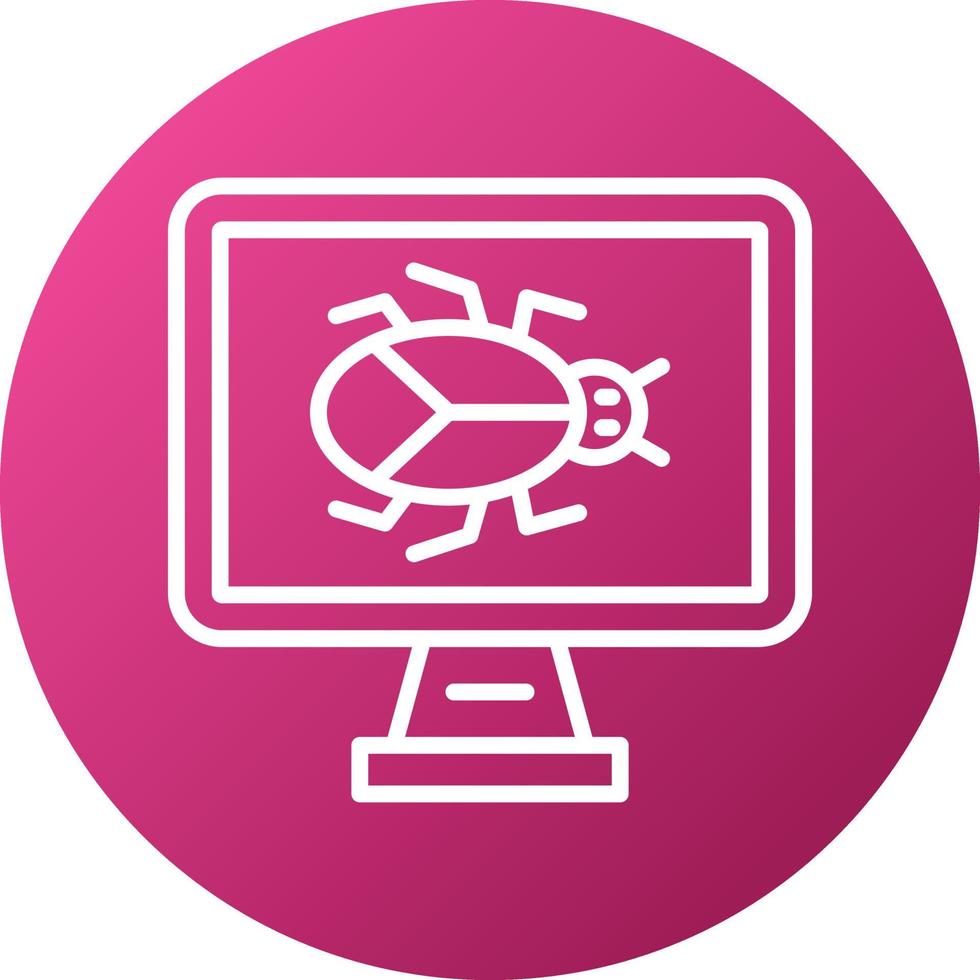 Bug Icon Style vector