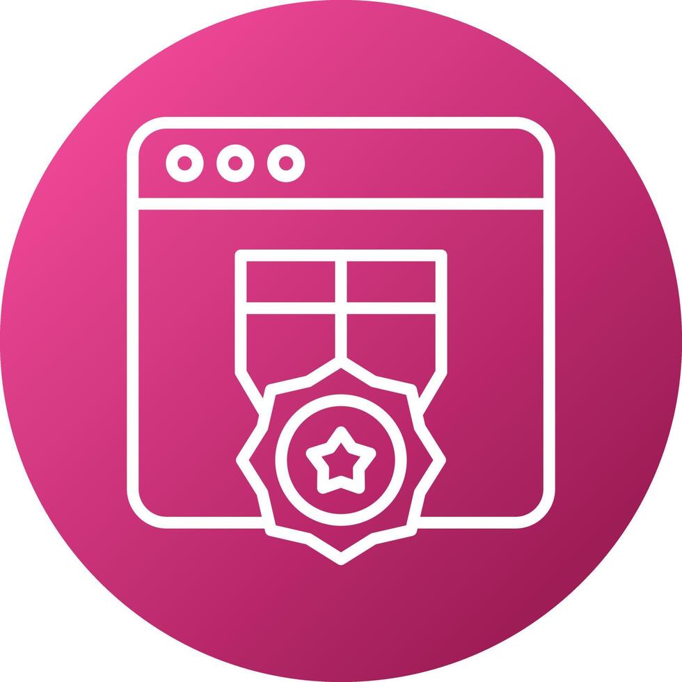 Reputation Icon Style vector