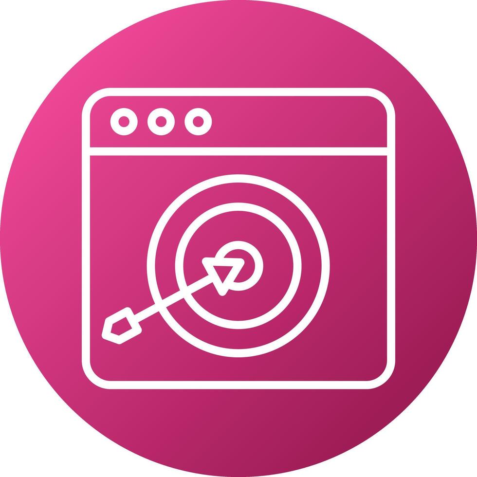 Goal Icon Style vector
