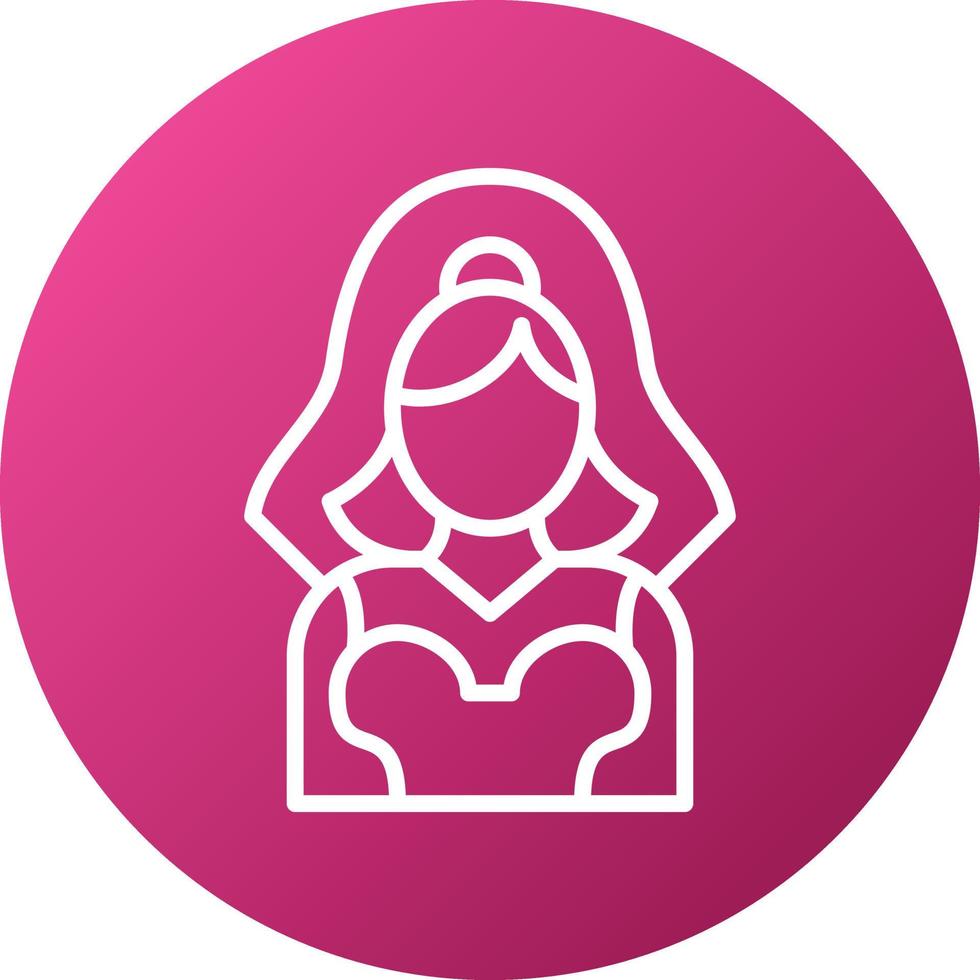 Bride Icon Style vector