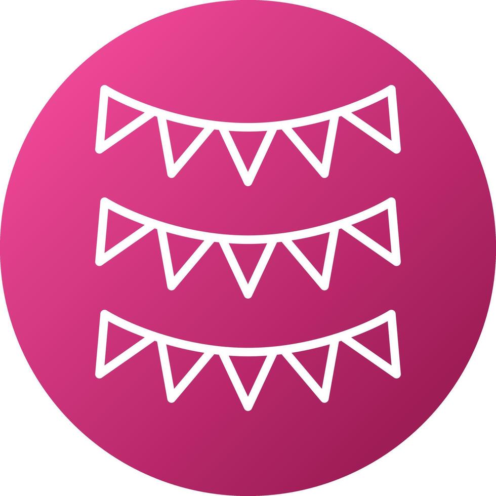 Garland Icon Style vector