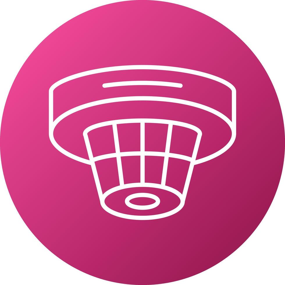 Smoke Detector Icon Style vector