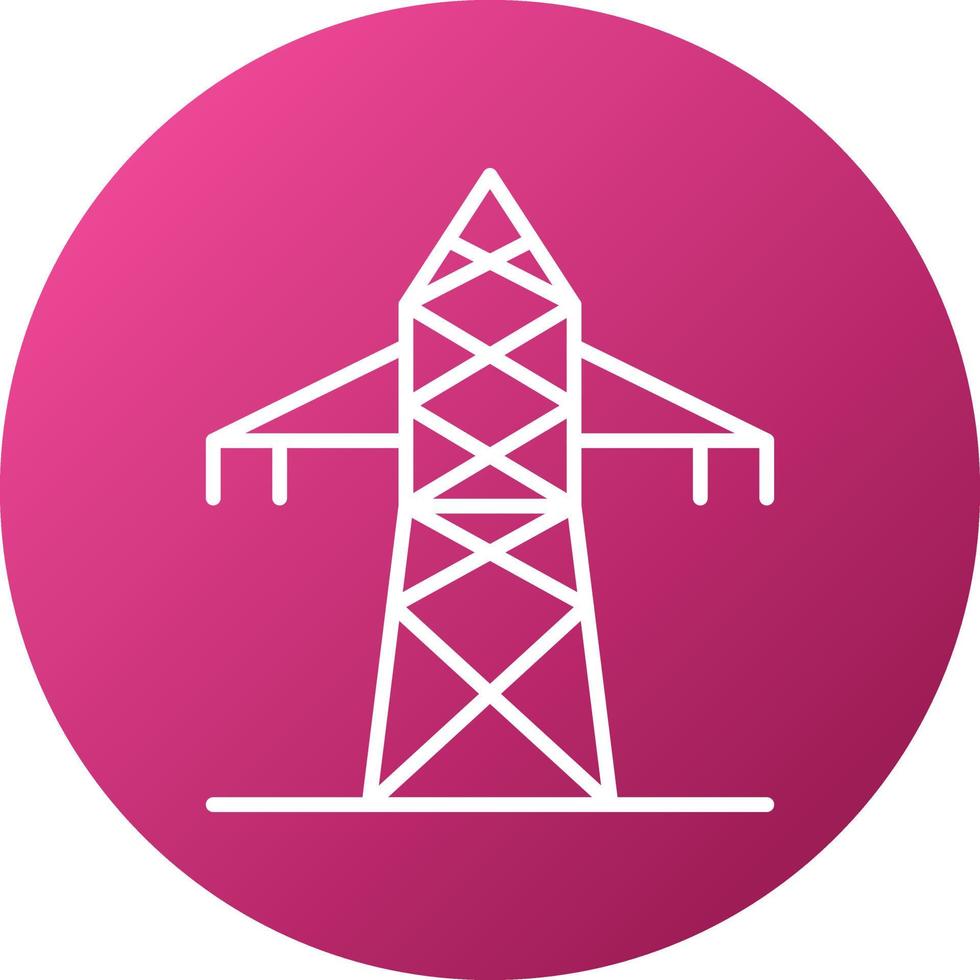 Electric Tower Icon Style vector